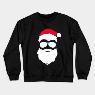 Funny Santa Claus with Sunglasses Christmas Crewneck Sweatshirt